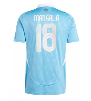 Belgien Orel Mangala #18 Replika Udebanetrøje EM 2024 Kortærmet